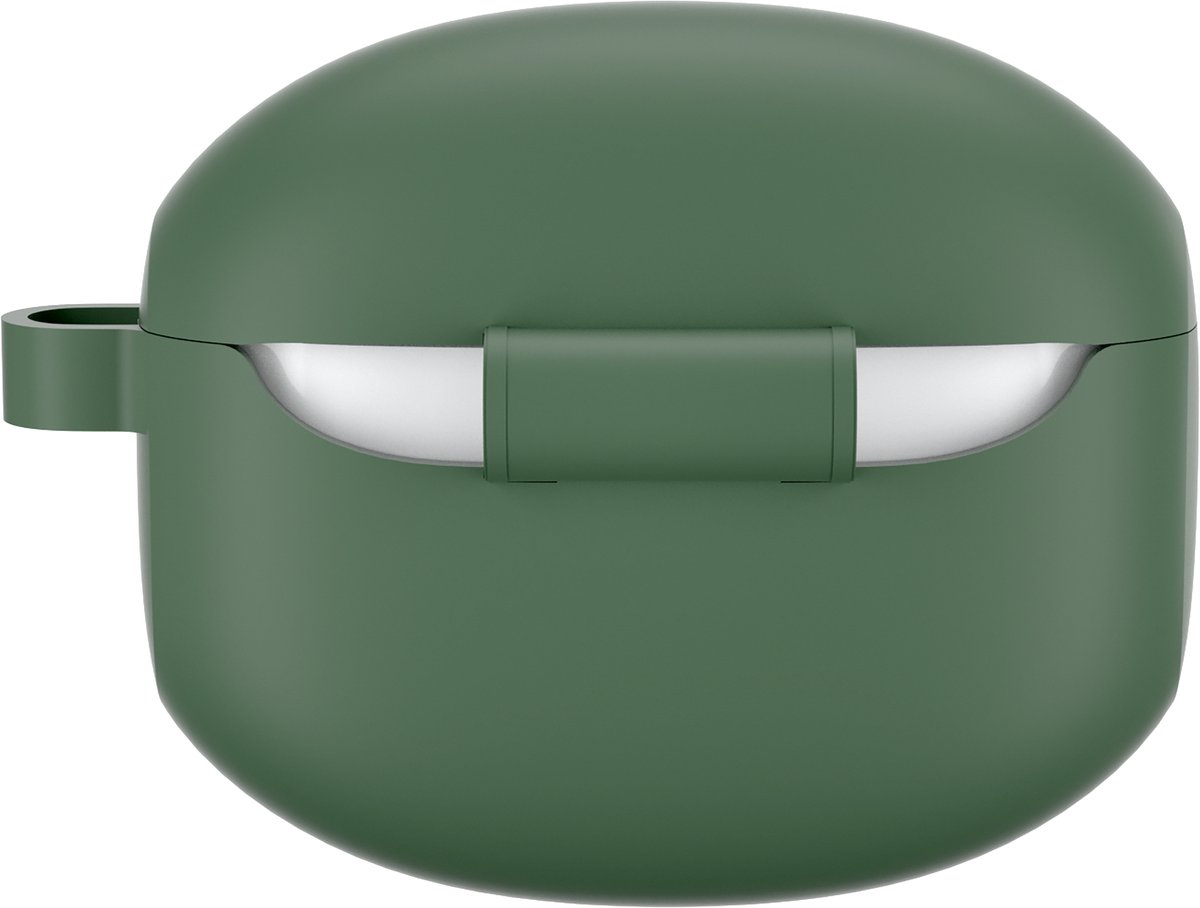 Cazy Bluetooth Draadloze Oordopjes Wit met Siliconen Hoesje Groen