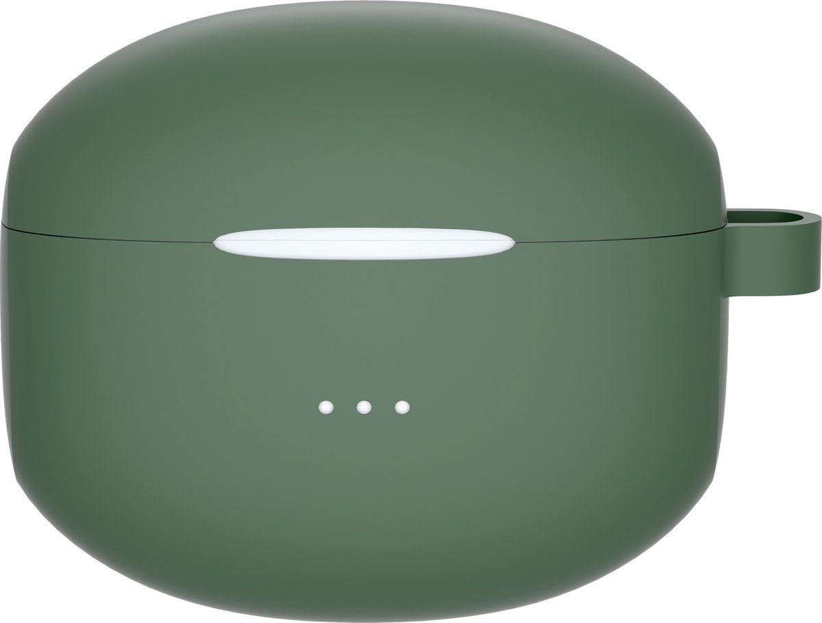 Cazy Bluetooth Draadloze Oordopjes Wit met Siliconen Hoesje Groen