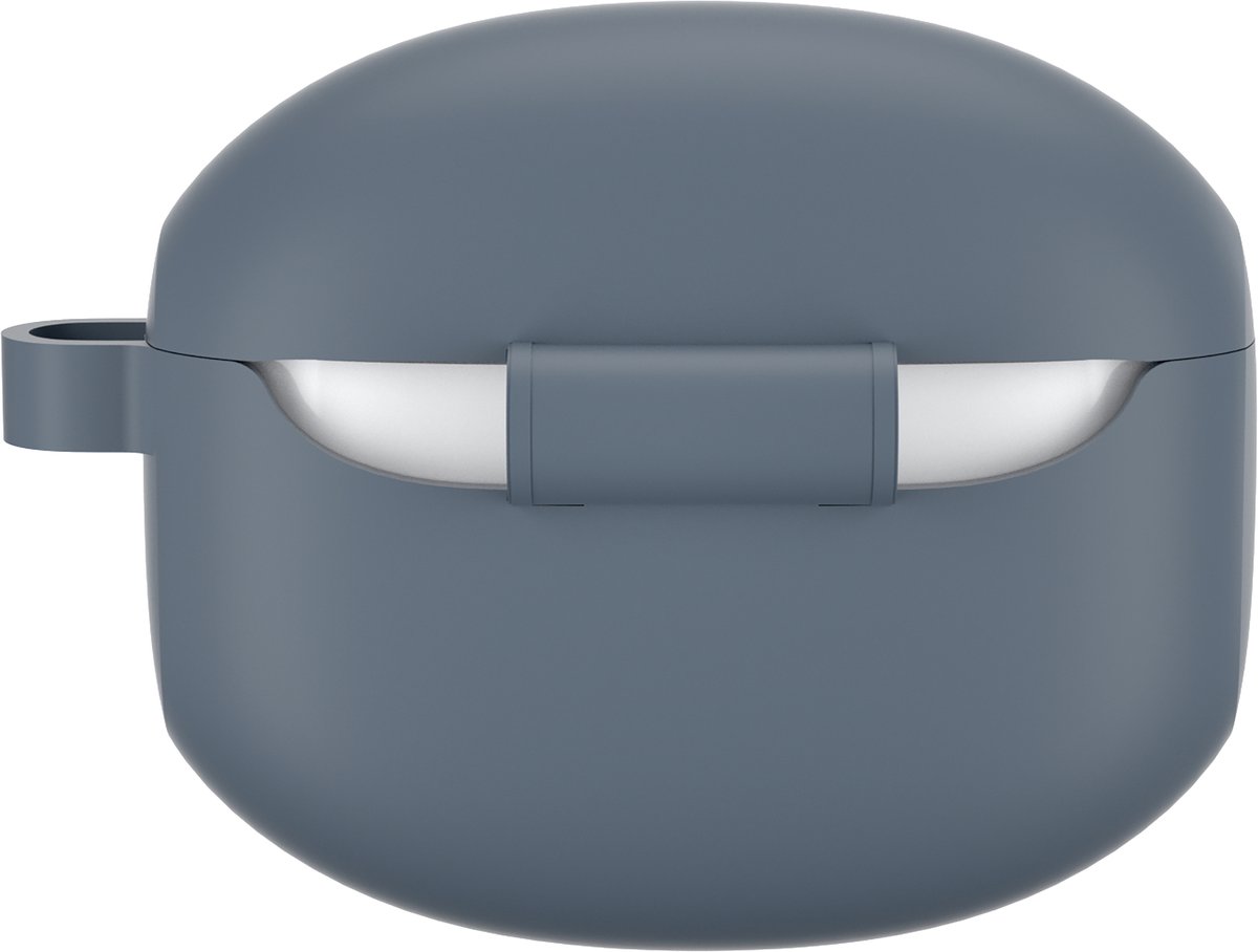 Cazy Draadloze Bluetooth Oordopjes Wit met Siliconen Hoesje Blauw