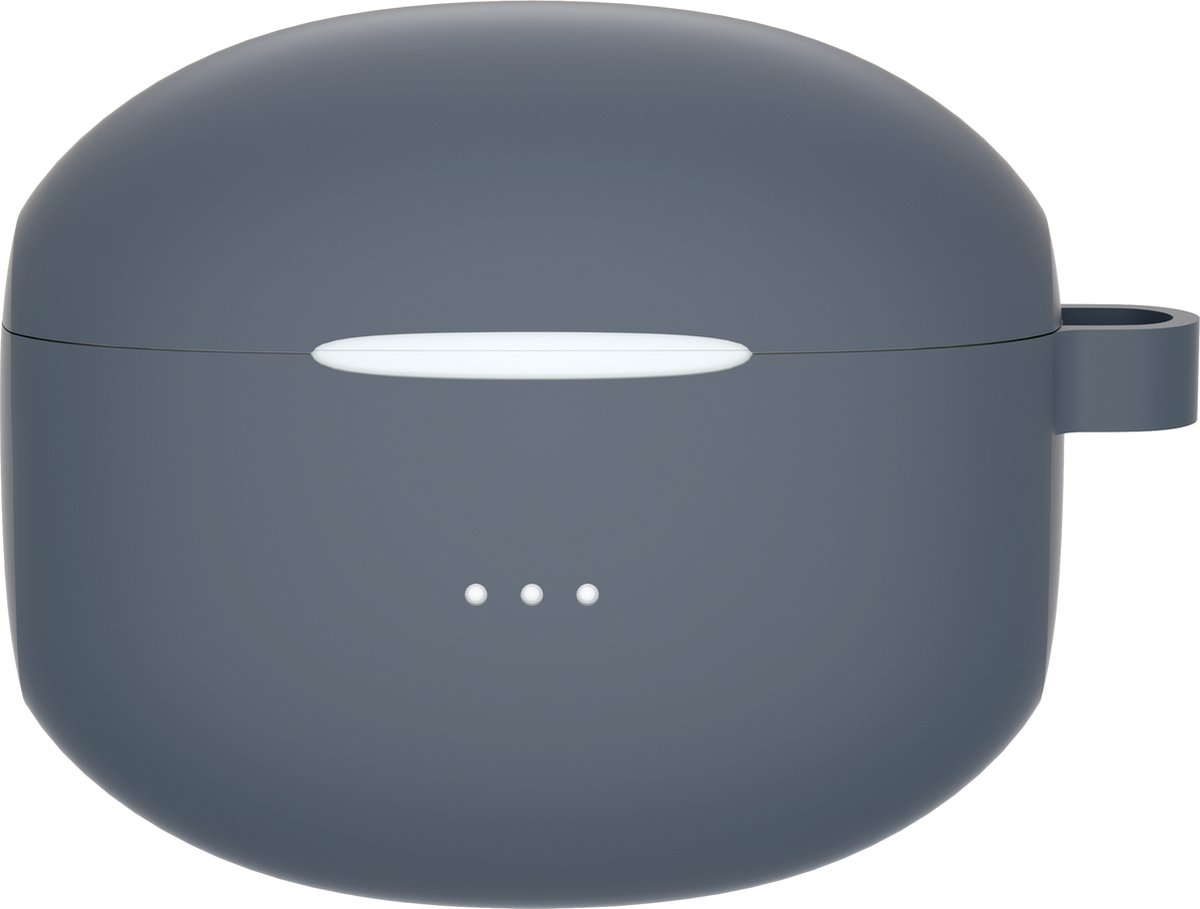 Cazy Draadloze Bluetooth Oordopjes Wit met Siliconen Hoesje Blauw