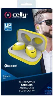 Celly Bh Twins Air In-ear Bluetooth Geel