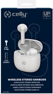 Celly BUZ2 Bluetooth Headphones White
