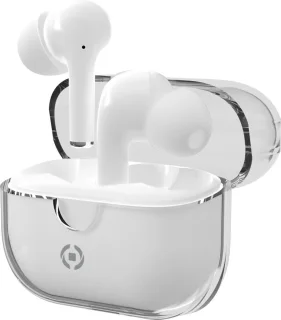 Celly CLEARWH Wit Headphones met Microfoon