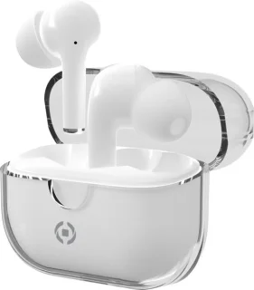 Celly CLEARWH Wit Headphones met Microfoon