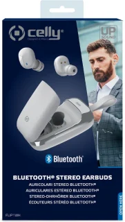 Celly FLIP1WH Headphones with Microphone