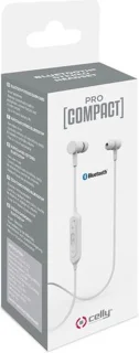 Celly Procompact Bluetooth Stereo Oordopjes Wit
