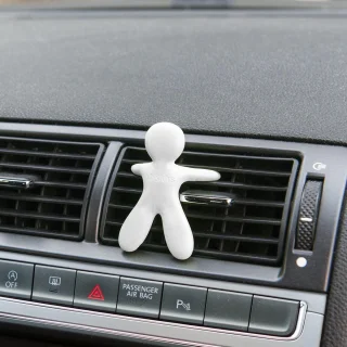 Celly Stereo Oordopjes met Autoverfrisser Set Wit