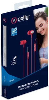 Celly UP500 In-Ear Oordopjes Rood