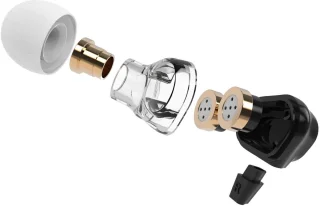 Celly UP800 Stereo Dual Driver Oordopjes Zwart