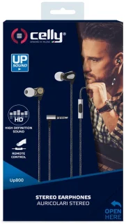 Celly UP800 Stereo Dual Driver Oordopjes Zwart