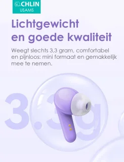 CL CHLIN usam Transparanto draadloze In Ear Bluetooth oordopjes