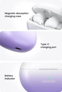 CL CHLIN Usam X-DON Wit Draadloze Bluetooth In Ear Oordopjes
