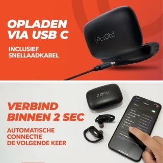 Cozey Draadloze Bluetooth Sport Oordopjes