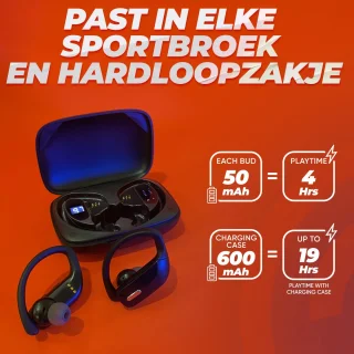 Cozey Draadloze Bluetooth Sport Oordopjes