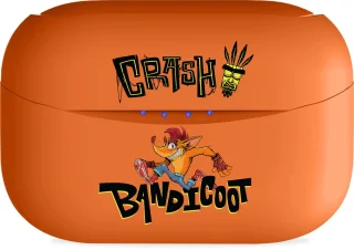 Crash Bandicoot Draadloze Oordopjes Bluetooth Met Oplaadcase