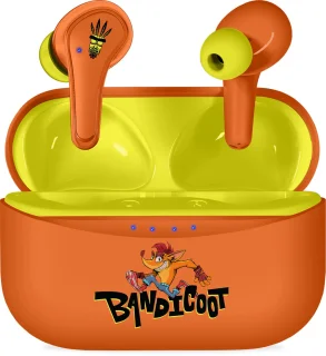 Crash Bandicoot Draadloze Oordopjes Bluetooth Met Oplaadcase