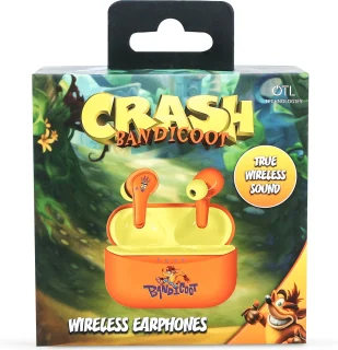 Crash Bandicoot Draadloze Oordopjes Bluetooth Met Oplaadcase