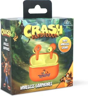 Crash Bandicoot Draadloze Oordopjes Bluetooth Met Oplaadcase