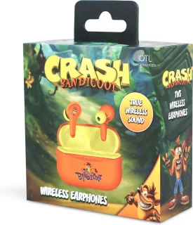 Crash Bandicoot Draadloze Oordopjes Bluetooth Met Oplaadcase