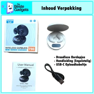 De Beste Gadgets Invisible Sleep Earbuds - Draadloze Slaap Oordopjes
