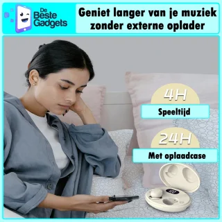 De Beste Gadgets S13 Draadloze Slaap oordopjes Zwart