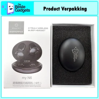 De Beste Gadgets S13 Draadloze Slaap oordopjes Zwart