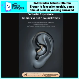 De Beste Gadgets Slaap Oordopjes MD - Zwart