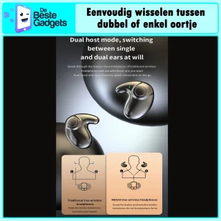 De Beste Gadgets Slaap Oordopjes MD - Zwart