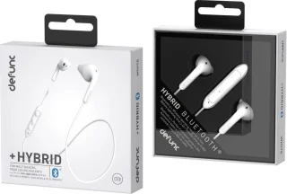 DeFunc BT Earbud Plus Hybrid White