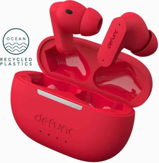 Defunc True ANC Draadloze Bluetooth Oordopjes Red