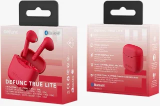 Defunc True Lite Bluetooth Earbuds Red