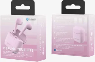 Defunc True Lite Draadloze Bluetooth Oordopjes Pink