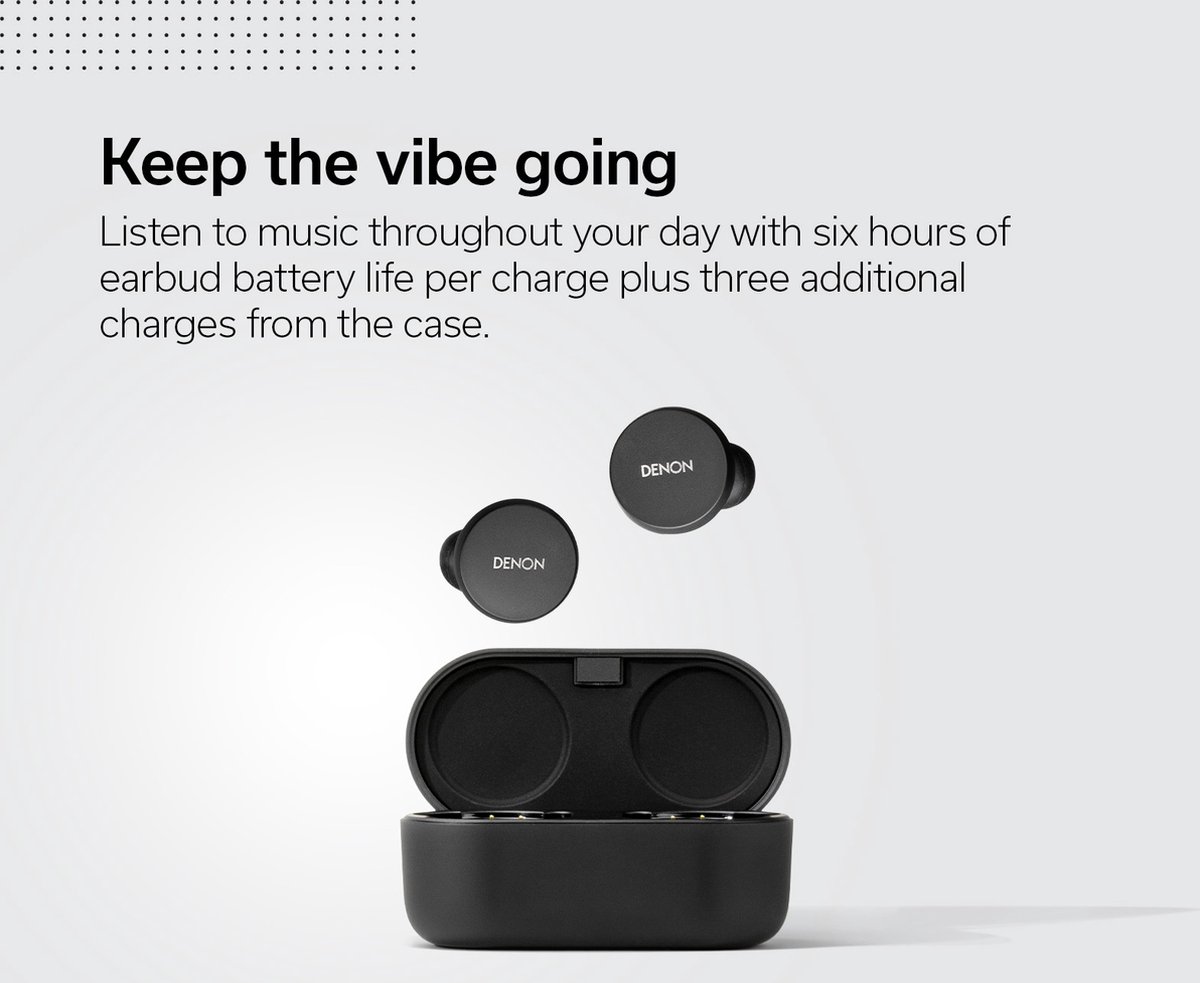 Denon PerL Draadloze Earbuds