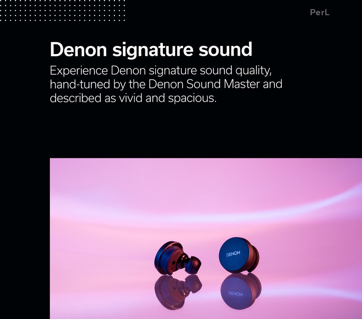 Denon PerL Draadloze Earbuds