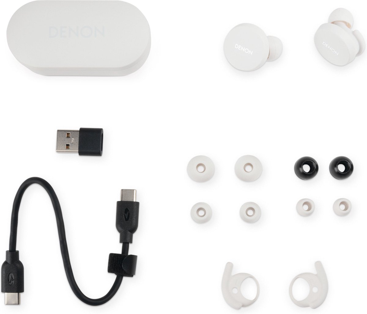 Denon PerL Earbuds draadloze oordopjes