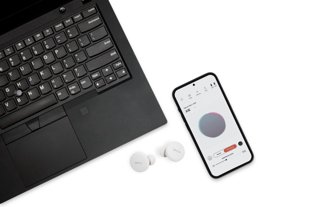 Denon PerL Earbuds draadloze oordopjes