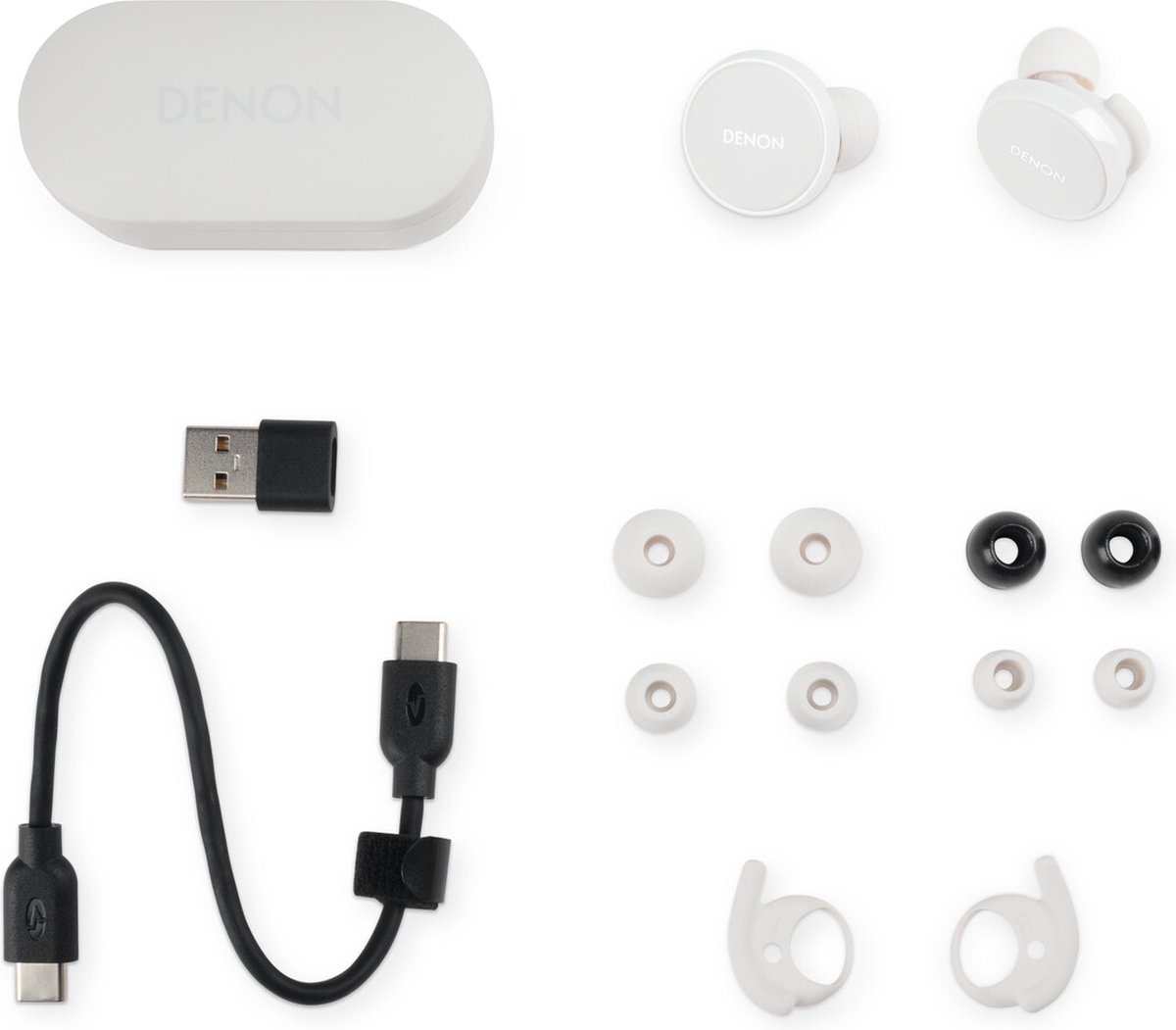 Denon PerL Earbuds draadloze oordopjes