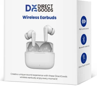 DirectGoods® Draadloze Bluetooth Oordopjes Wit
