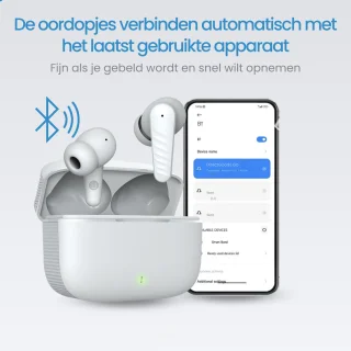 DirectGoods® Draadloze Bluetooth Oordopjes Wit