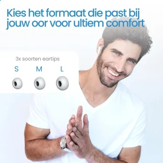 DirectGoods® Draadloze Bluetooth Oordopjes Wit