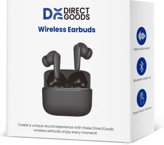DirectGoods Draadloze Bluetooth Oordopjes Zwart