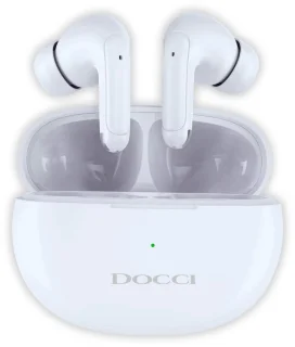 Docci® ANC Draadloze Bluetooth Oordopjes Wit