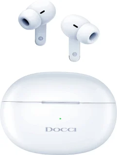 Docci® ANC Draadloze Bluetooth Oordopjes Wit
