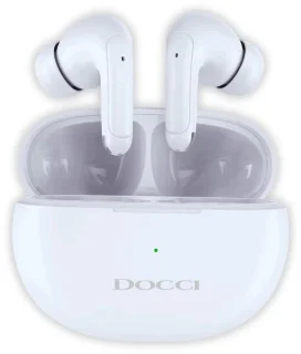 Docci® ANC Draadloze Bluetooth Oordopjes Wit
