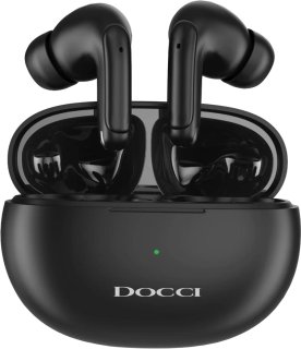Docci® Draadloze Bluetooth Oordopjes Zwart