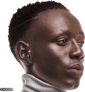 Docci® Draadloze Bluetooth Oordopjes Zwart