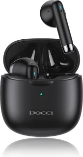 Docci® Draadloze Oordopjes Zwart