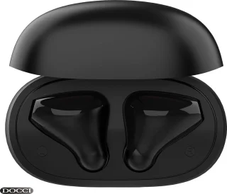 Docci® Draadloze Oordopjes Zwart