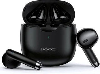 Docci® Draadloze Oordopjes Zwart