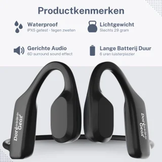 DoréGear Audio Bone Conduction Headphones Bluetooth 16GB MP3